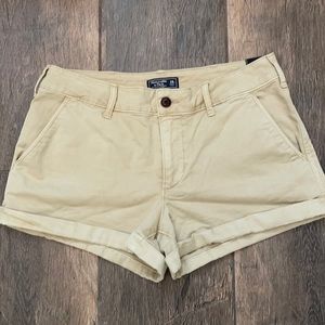 Abercrombie & Fitch Khaki Shorts NWT Size 26
